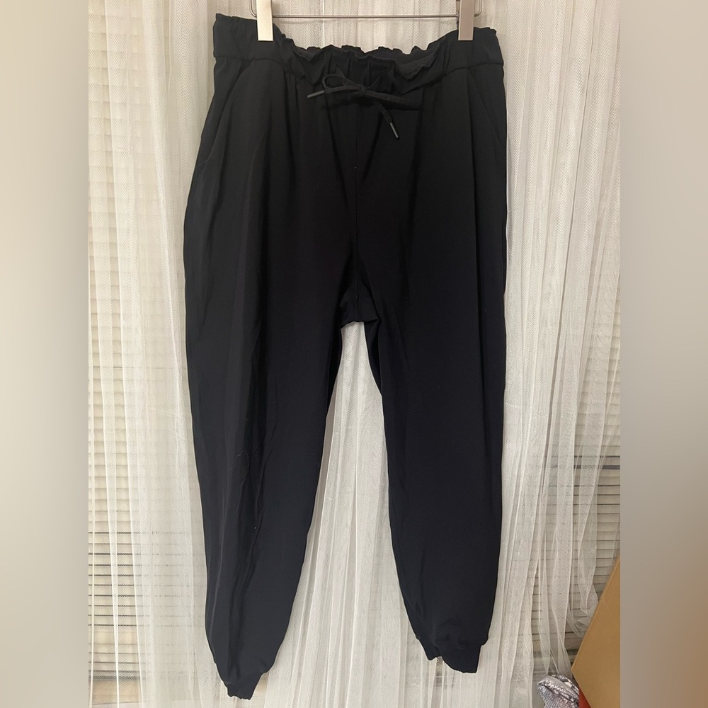 Lululemon Ready to Rulu High-Rise Jogger Sz L black running fb